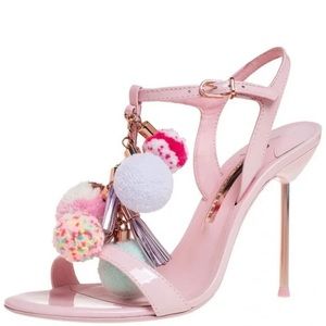 Sophia Webster Pom Pom heels. In great condition. Still with box and dust bag